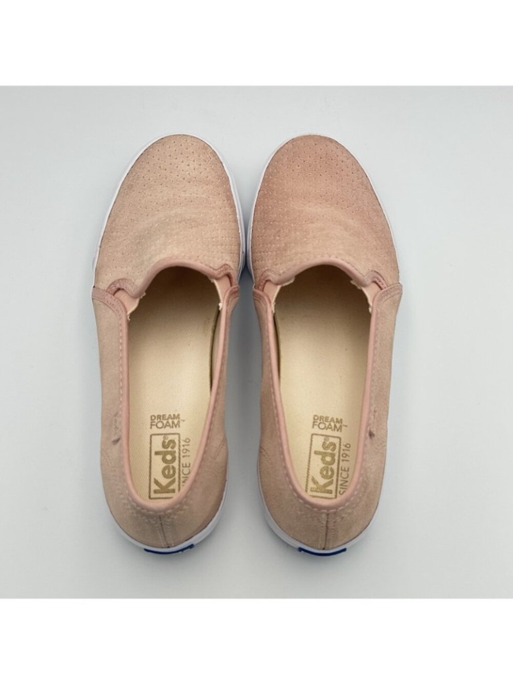 Keds Double Decker Women’s Size 8 US Slip-on Sneakers Pink Suede Shoes WH62526 - Picture 8 of 11